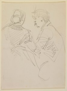 Zwei Figuren, 1858