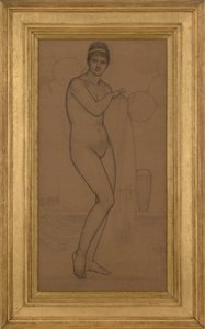 Venus stehend nackt von James Abbott McNeill Whistler