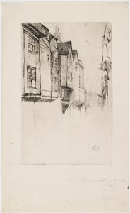 Wych Street, London, 1877 von James Abbott McNeill Whistler