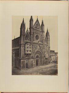 Die Fassade der Kathedrale von Orvieto von James Anderson