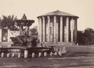 Tempel der Vesta und Brunnen, Rom