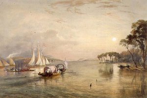 Der Windermere-See, aus 