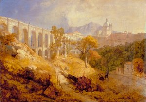 Das Aquädukt bei Arricia, in der Nähe von Rom, 1866 von James Baker Pyne