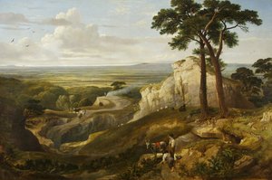Blick von den Mendips, um 1840