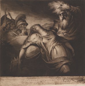 König Lear und Cordelia, Akt V, Szene 10