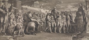 Die Diagoriden-Sieger in Olympia (Entwurf für die Wände des großen Raums der Gesellschaft zur Förderung der Künste) von James Barry