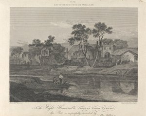 Whalley Abbey (nähere Ansicht) von James Basire