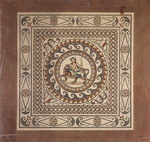 Römisches Mosaikpflaster, entdeckt in der Leadenhall Street, London