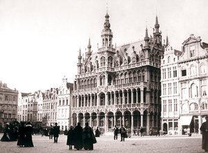 Marktplatz, Brüssel, 1898 von James Batkin