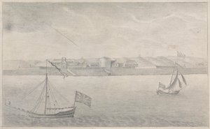 Boote in einem Hafen von James Bruce