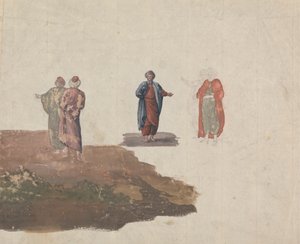 Fünf Männer im Gespräch von James Bruce