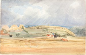 Landschaft mit Vieh Somerset, 1830