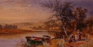 Am Seeufer von James Burrell Smith