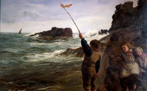 Von der Flut erfasst