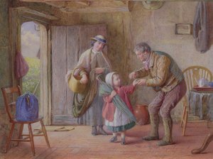 Ein Penny für dich, ca. 1870 von James Clarke Waite