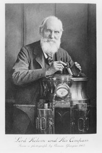 Lord Kelvin und sein Kompass, 1902 von James Craig Annan