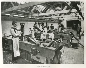 Das Prinzessin Louise Scottish Hospital für beinamputierte Matrosen und Soldaten im Erskine House von James Craig Annan