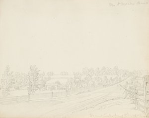 Haus von Mr. W. Main, Derwent Lake von James David Smillie