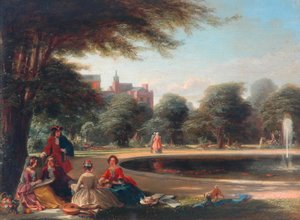 Hampton Court, der Brunnen von James Digman Wingfield