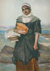 Ein französisches Fischermädchen, ca. 1890, 1906