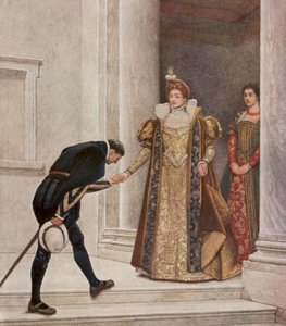 Shakespeares Der Kaufmann von Venedig: Der Prinz von Arragon, Portia und Nerissa von James Dromgole Linton