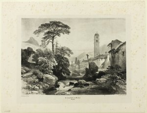 Le Casset; Tal von Monetier von James Duffield Harding