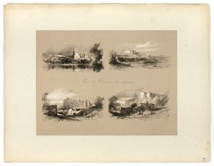 Ansichten von Villenueve les Avignon, aus Malerische Auswahlen von James Duffield Harding