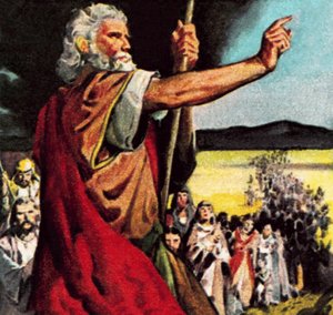 Moses in der Wüste