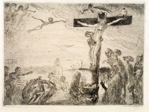 Christus von den Teufeln gequält von James Ensor