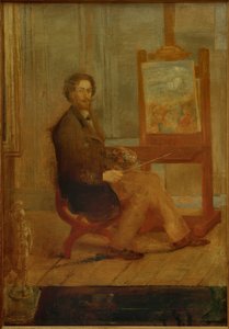 Ensor an seiner Staffelei