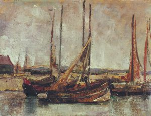 Fischerboote von James Ensor