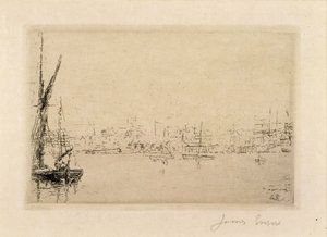 Blick auf den Hafen von Ostende
