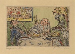 Völlerei von James Ensor