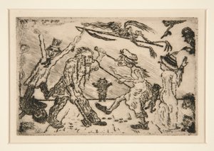 Der Zorn, aus dem Portfolio Die Todsünden von James Ensor