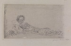 Mein Porträt 1960 von James Ensor