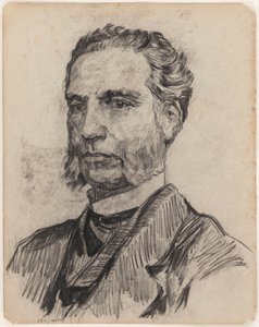 Porträt eines Mannes von James Ensor