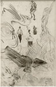 Silhouetten und groteske Figuren von James Sidney Ensor