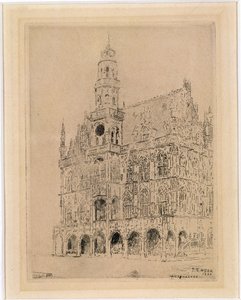 Rathaus von Oudenaarde von James Ensor