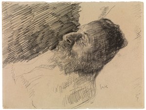 Der Vater des Künstlers im Tod von James Ensor