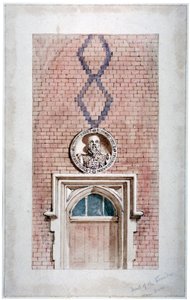 Van Dun Almshouses, Caxton Street, London, 1852 von James Findlay