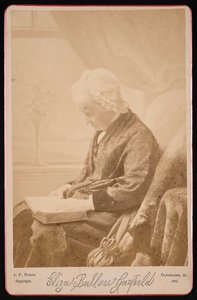 Porträt von Eliza Ballou Garfield 1801-1888, 1881