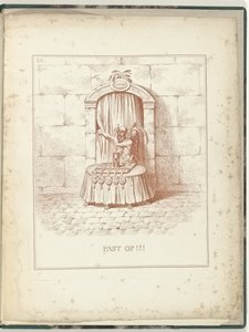 Vater Zeit vor dem Tor zur Zukunft, 1795 von James Gillray (possibly)