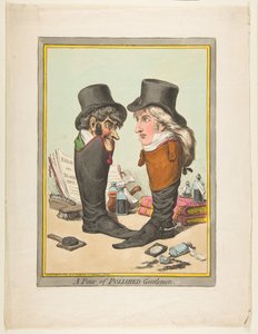 Ein Paar polierte Herren von James Gillray