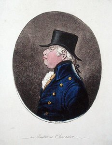 Ein illustrer Charakter von James Gillray