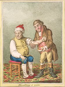 Aderlass, veröffentlicht von Hannah Humphrey, 1804