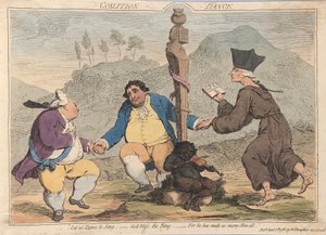 Koalitionstanz, veröffentlicht 1785 von James Gillray