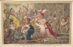 Dilettanten-Theater oder ein Blick ins Grüne Zimmer, siehe Pic-Nic-Orgien, veröffentlicht 1803