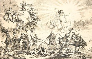 Kirchlicher und politischer Zustand der Nation von James Gillray