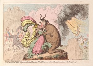 Verzauberungen, die kürzlich auf den Bergen von Wales gesehen wurden oder Shon-ap Morgans Versöhnung mit der Feenprinzessin, veröffentlicht 1796