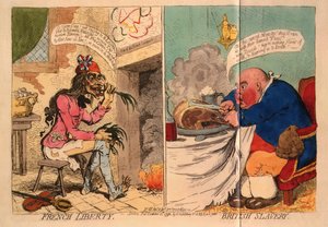 Französische Freiheit. Britische Sklaverei
